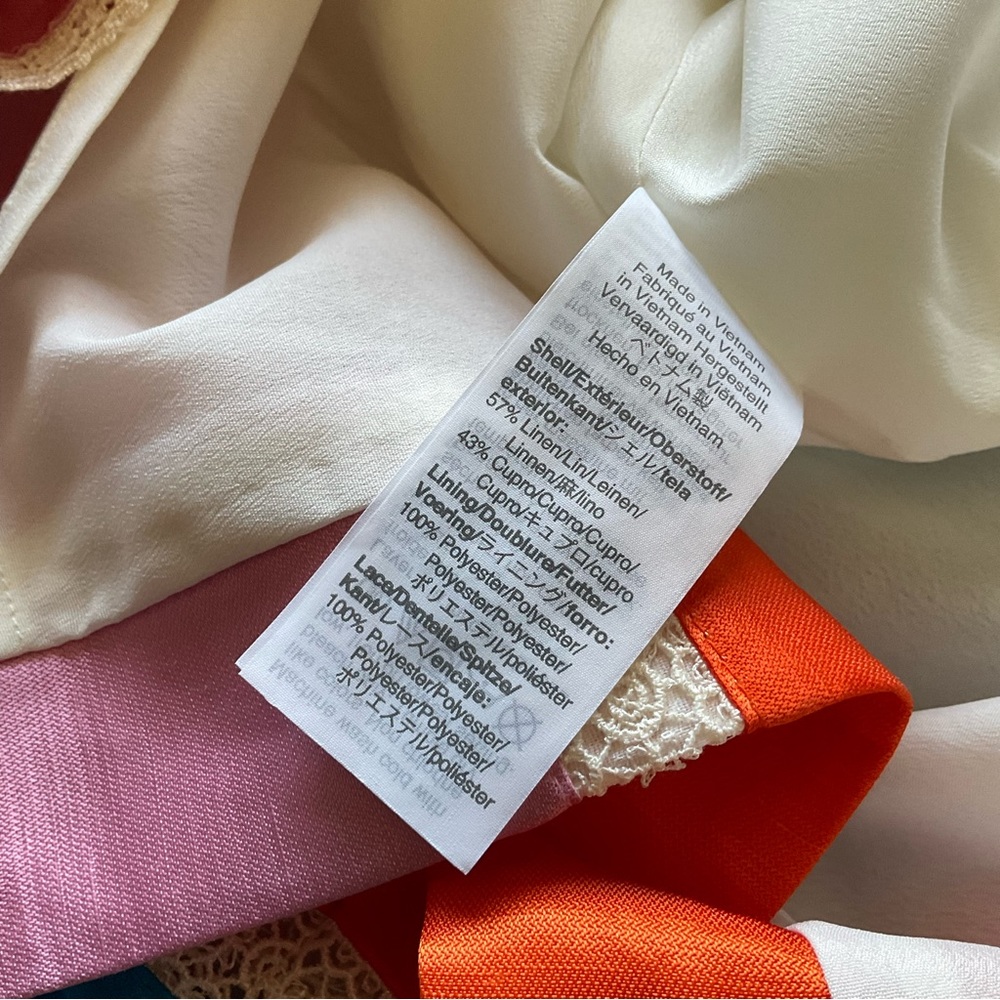 J Crew Crochet Ribbon Pencil Skirt in Color Block - Picture 4 of 5